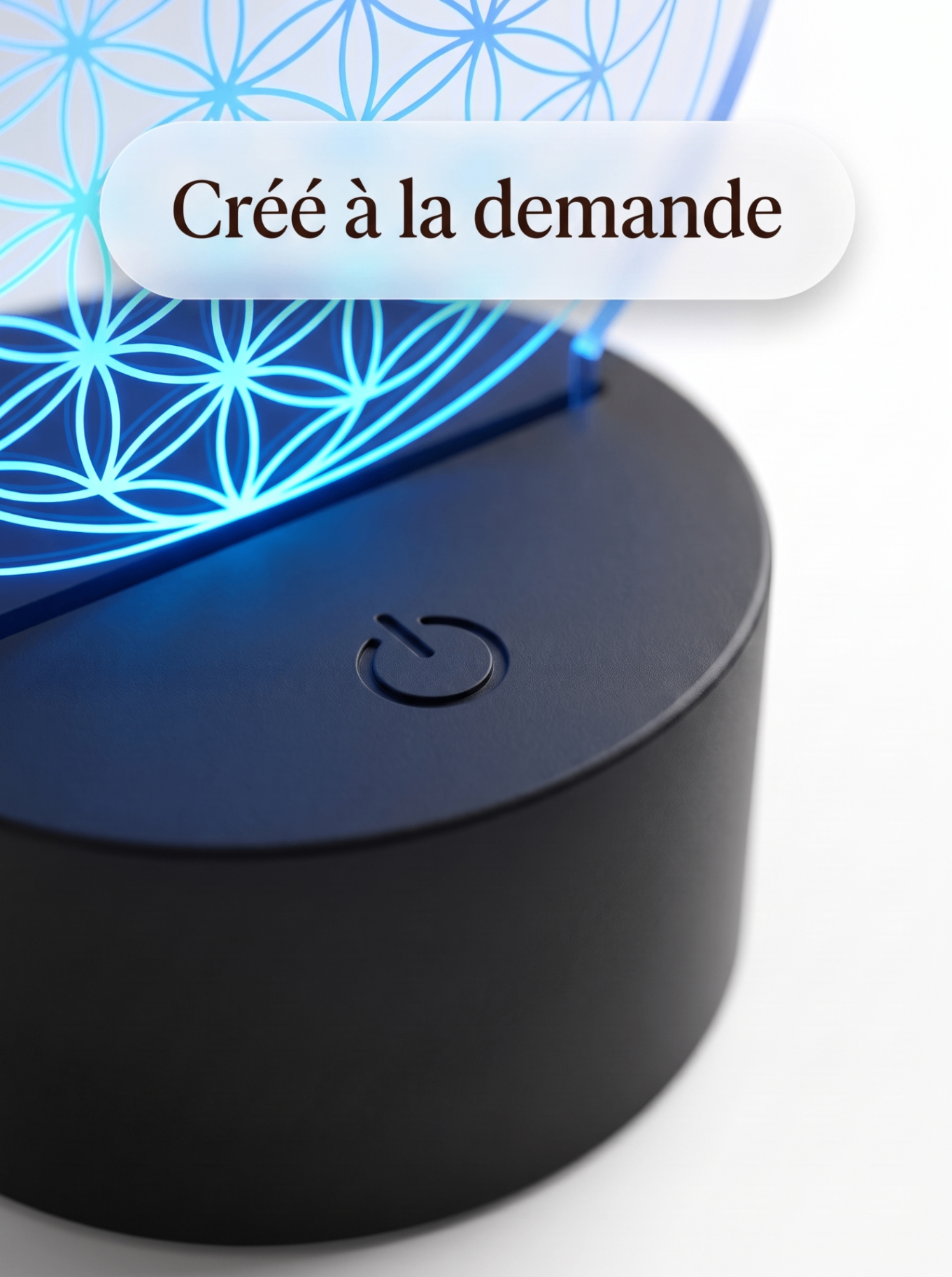 Lampe Acrylique Fleur de Vie — visuel 5