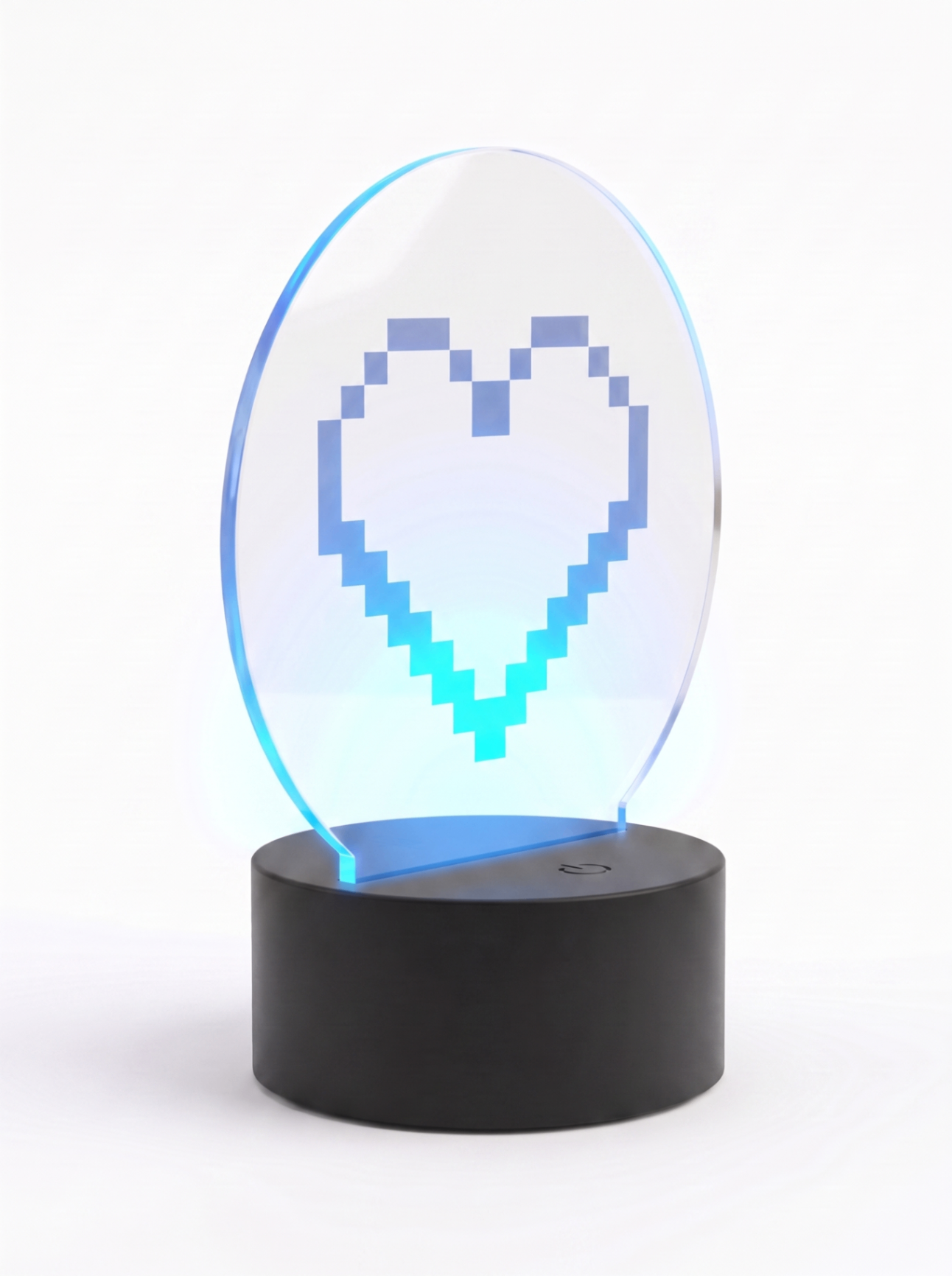 Lampe Acrylique HeartBeat 8-Bit