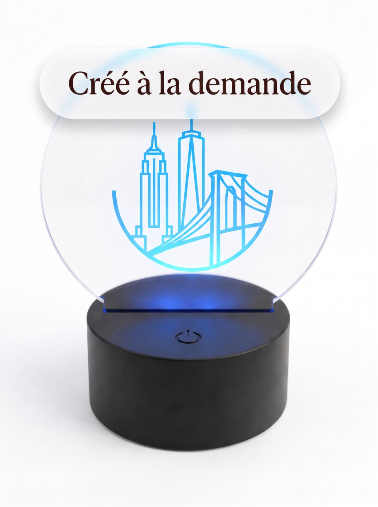 Lampe Acrylique NYC Skyline — visuel 5