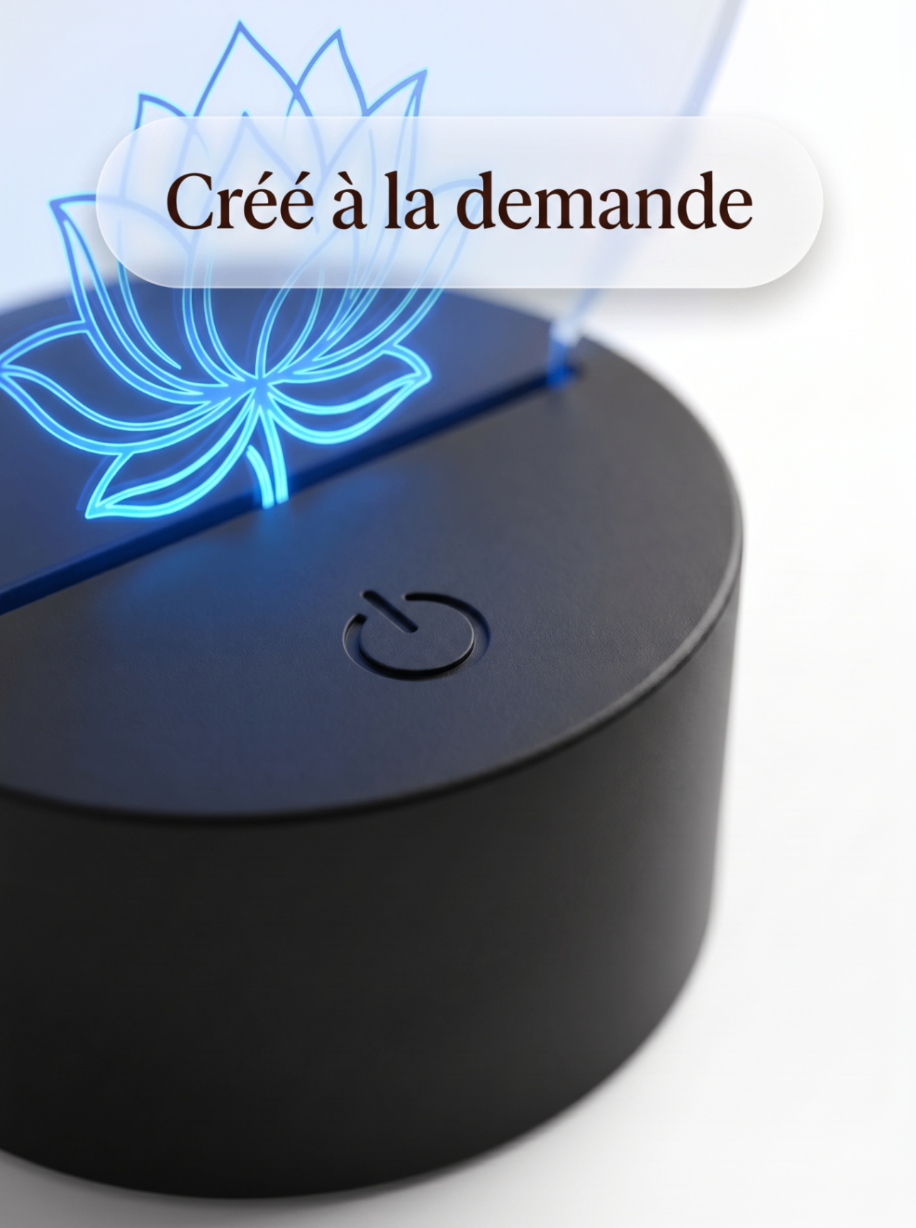 Lampe Acrylique Lotus — visuel 5