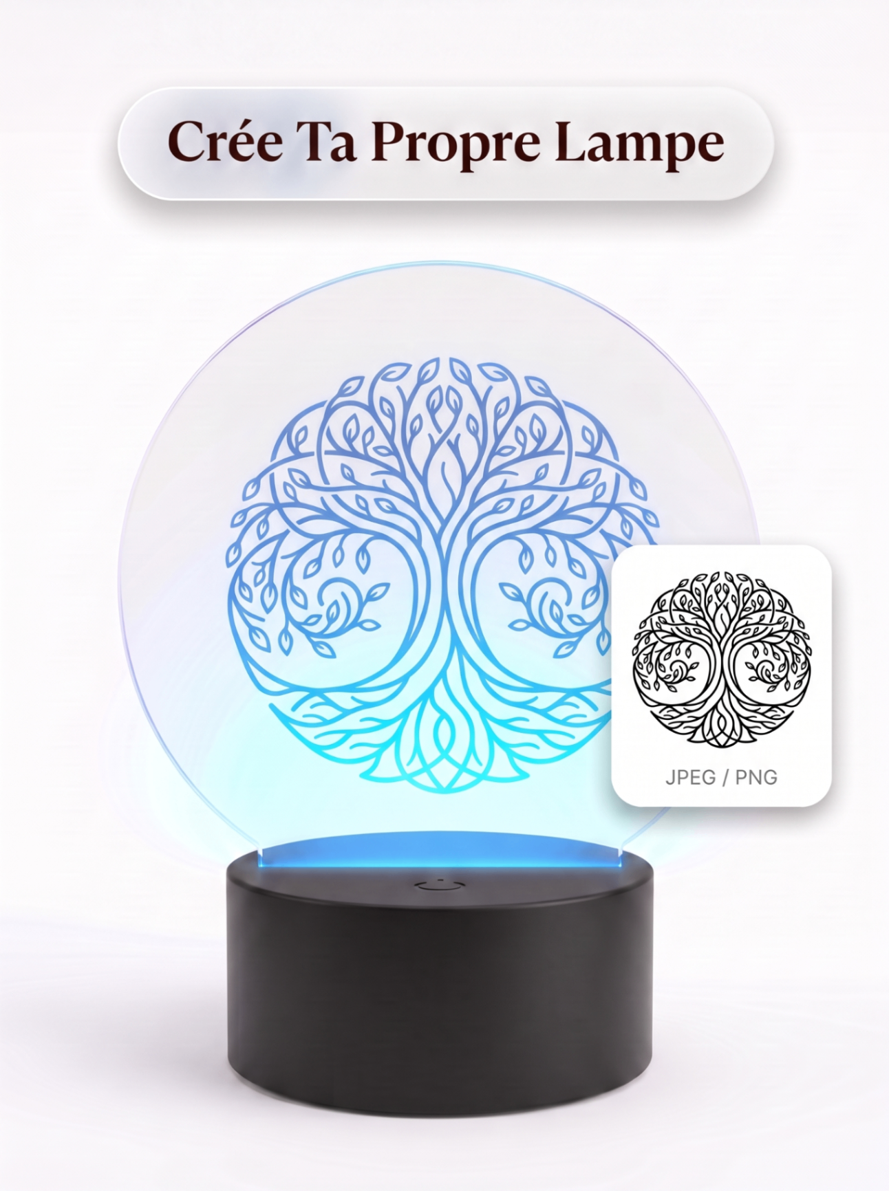 Lampe Acrylique Arbre de Vie — visuel 8